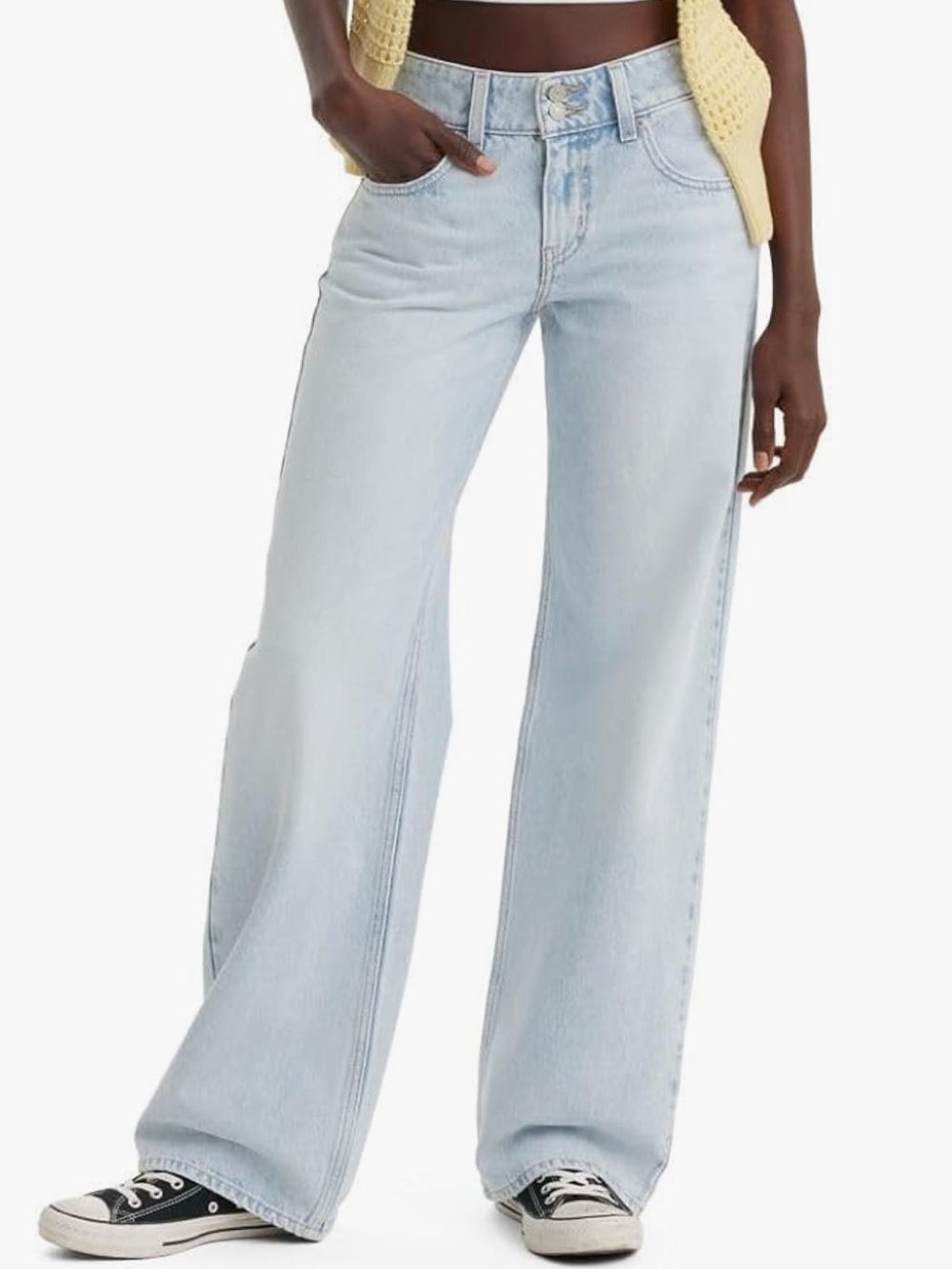 Levi’s Low-Rise Wide-Leg Light Blue Women's Jeans